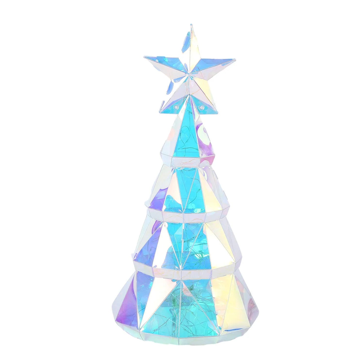 Colourful cartoon Christmas tree LED night light decoration with festive design