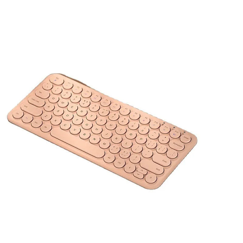Ultra-thin wireless keyboard and mouse set in white colour with USB receiver