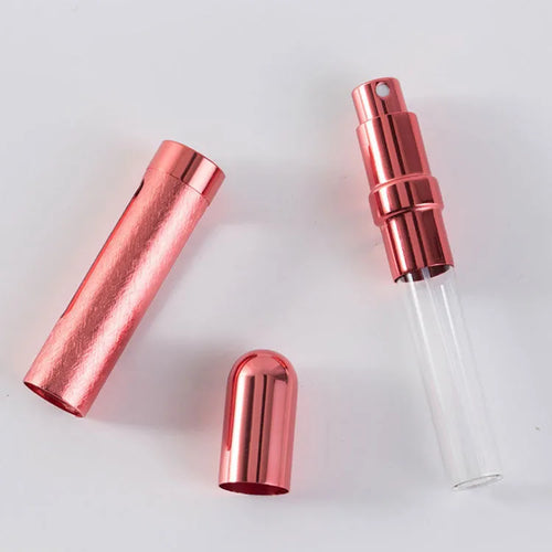 12ml aluminium travel perfume bottle with glass liner in various colours
