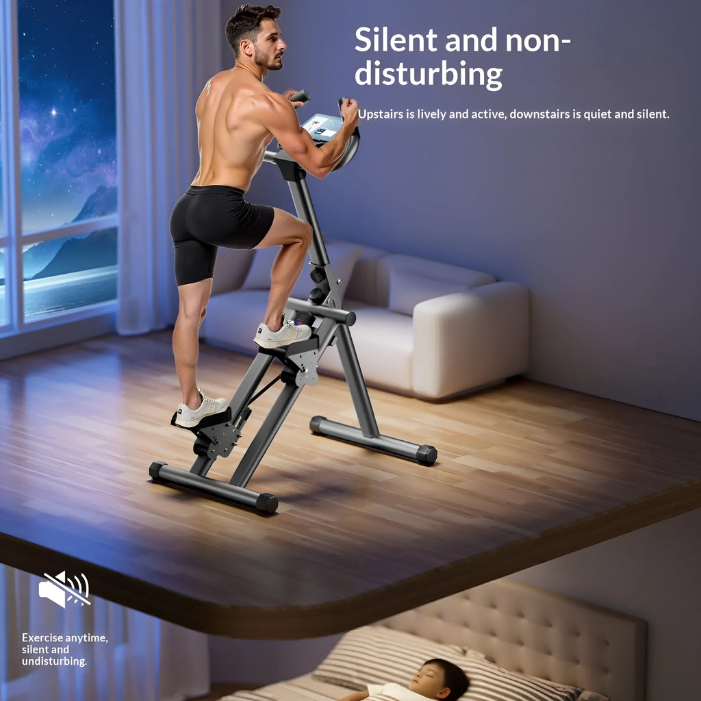 Multi-functional fitness stepper climbing machine steel frame home aerobic exercise