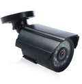 Black AHD HD waterproof security camera with fixed lens for 720P surveillance