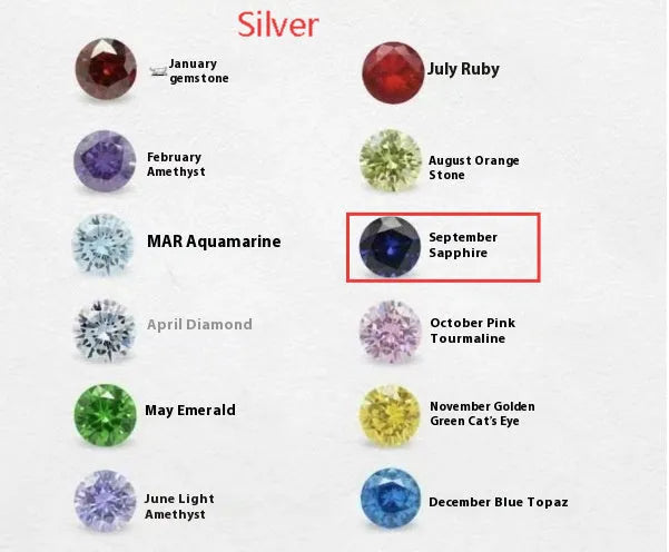 Titanium steel zircon birthstone necklace in silver with princess cut pendant on clavicle chain