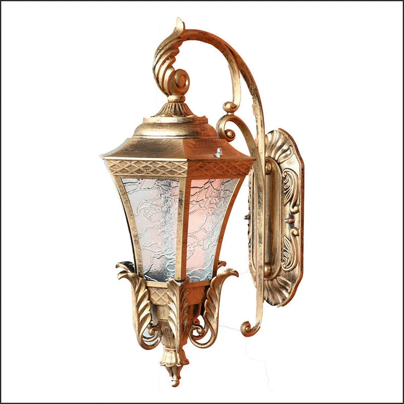 European-style black bronze outdoor landscape street lamp for courtyards with IP54 waterproof rating