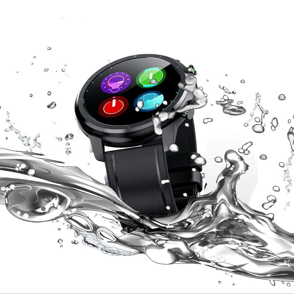LEMFO LF26 smart bracelet with 1.3-inch screen shown in one of five colour options: Black, Brown, or Silver.