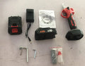 Wireless electric pruning knife with brushless motor, two lithium batteries, and five-section plastic storage case