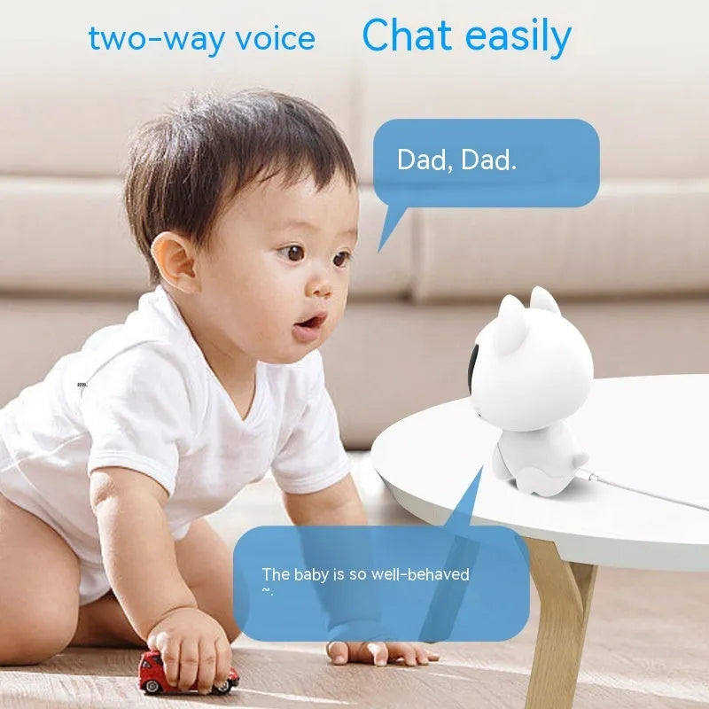 Cat Cute Pet V380 Surveillance Camera indoor WiFi 720p ABS plastic