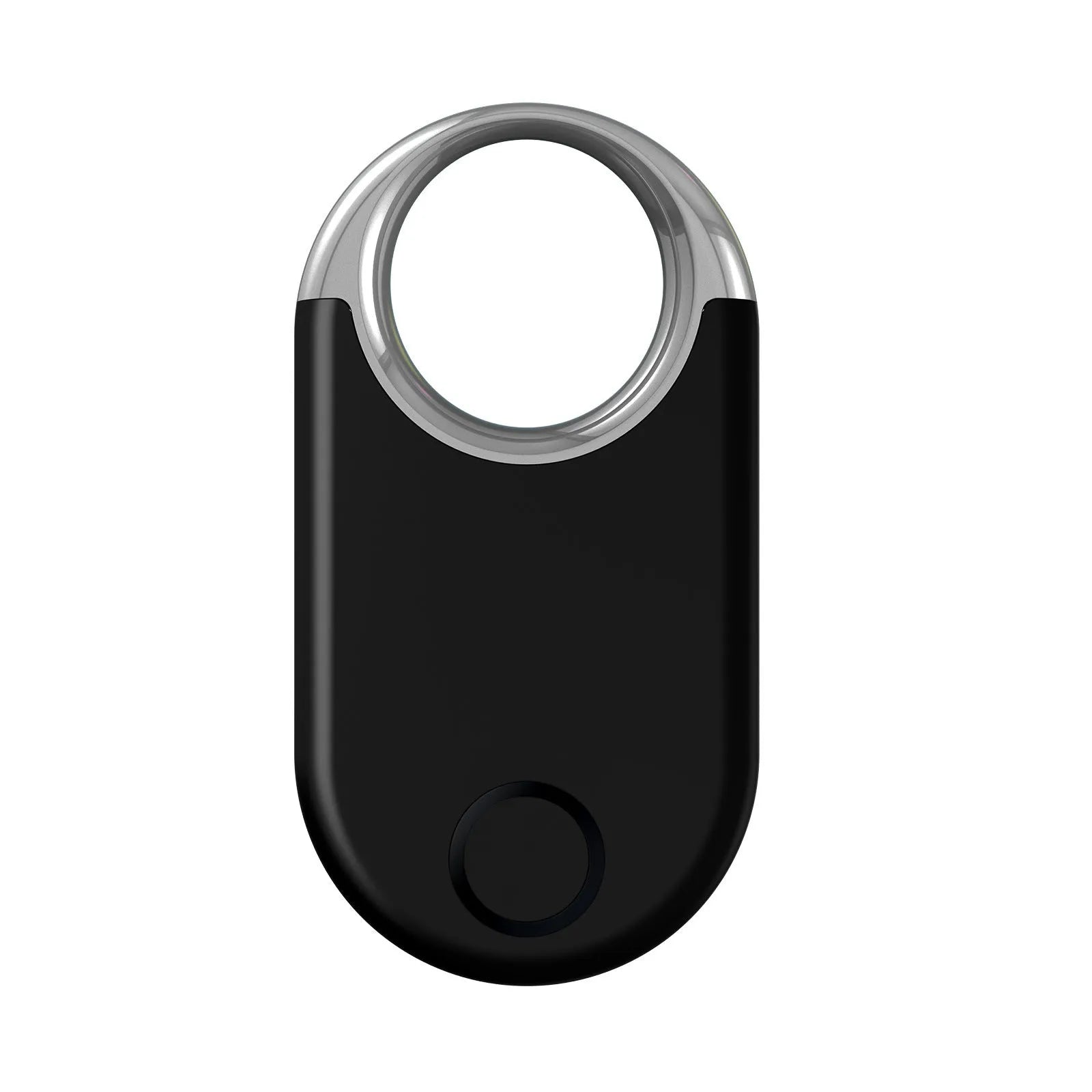 Black or white GPS tracker anti-lost device with compact dimensions for pet or child tracking