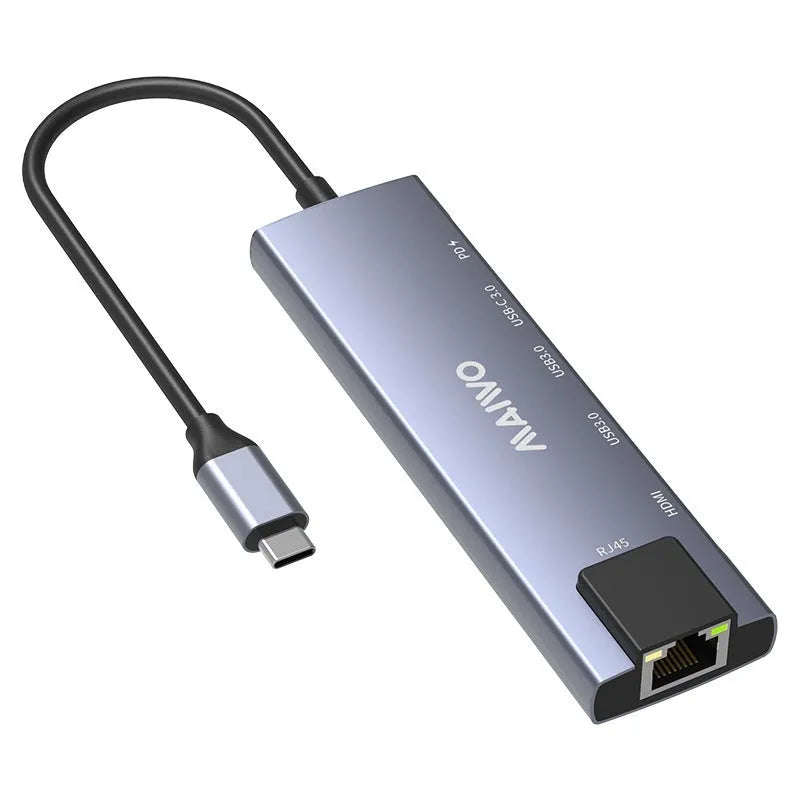 Steam Deck six-in-one docking station with aluminium alloy shell and Type-C cable