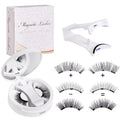 Portable CT10 magnetic false eyelashes with integrated soap holder in chemical fibre material