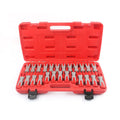 25-piece car terminal removal tool kit in storage case for automotive electrical harness disassembly