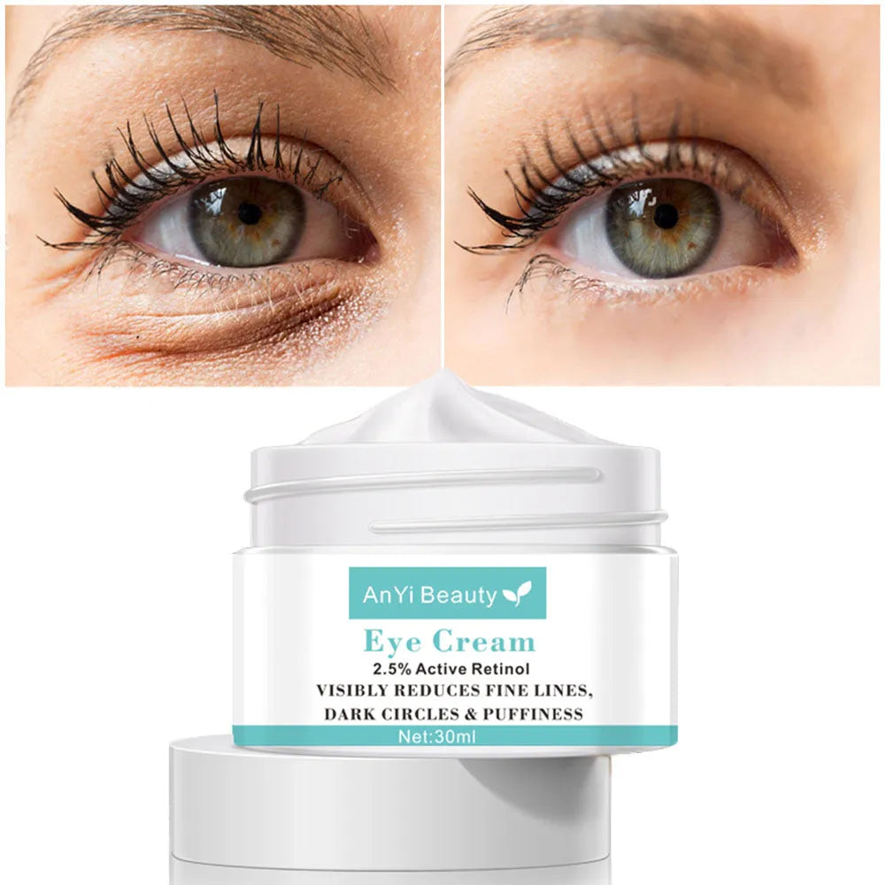 30ml eye cream container for women's under-eye skincare treatment