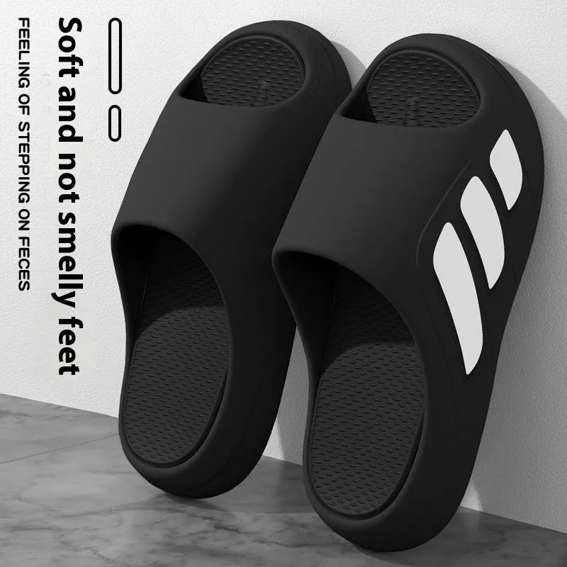 Men's EVA platform slippers in flip-flop style available in four colour options