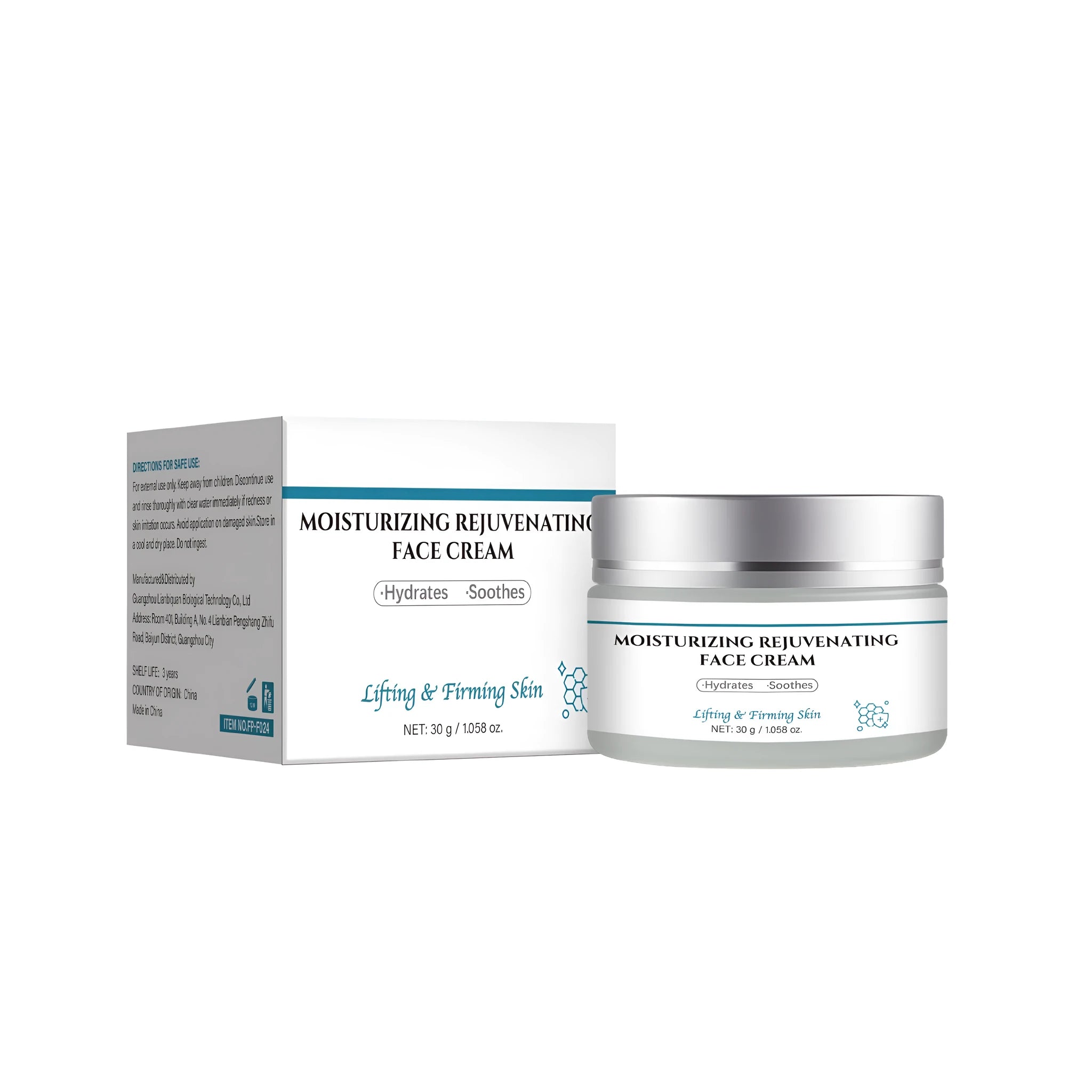 30g jar of FP-F024 specification anti-aging cream for body skincare