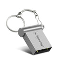 Metal car shaped USB flash drive with necklace chain in silver or black finish