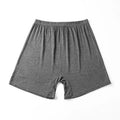 Men's solid colour modal boxers with high waist design in extended sizes XL to XXXXL