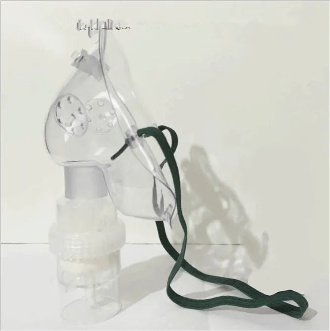 A grey silicone strap extender for face masks to relieve ear pressure.