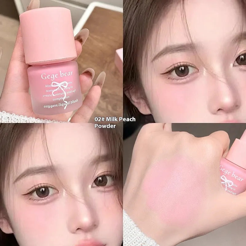Gege Bear Oxygen Light Liquid Blush in standard packaging with colour options