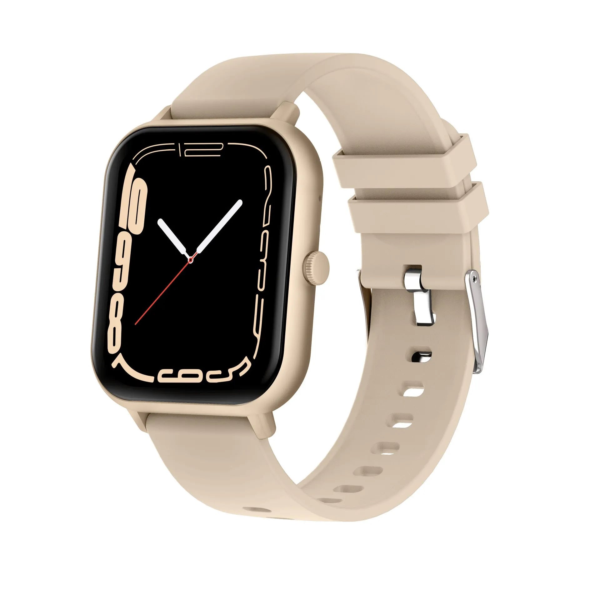Bluetooth smart watch with heart rate monitoring and AI voice assistant in multiple colour options