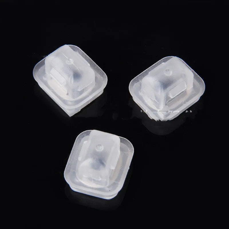Transparent plastic interior trim fasteners for BMW E39 E38 peach wood seats