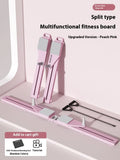 Multifunctional split supine board ski machine in twilight purple colour showing 85cm length