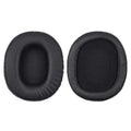Black PU leather replacement earpads for Sony MDR-1R headphones two-piece set