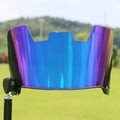 American-style multicolour rugby helmet goggles showing high-strength construction
