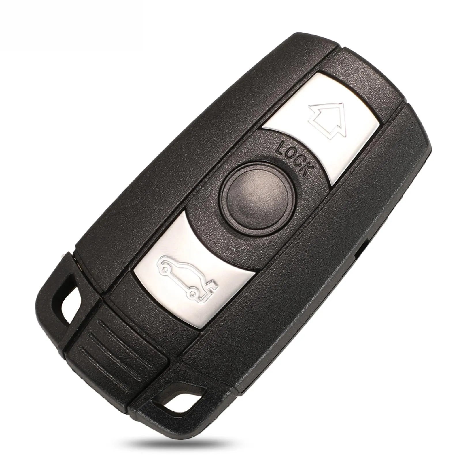 BMW CAS3 remote control key replacement with three keys showing metal and plastic construction