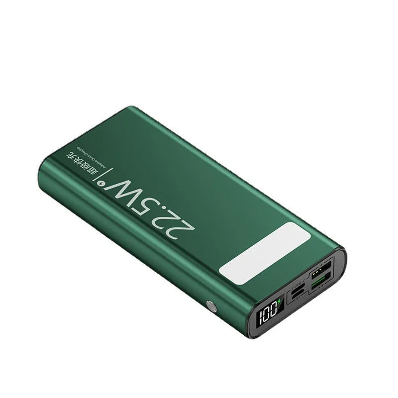 Alloy 22.5W super fast charging 20000mAh power bank with LCD display and LED flashlight