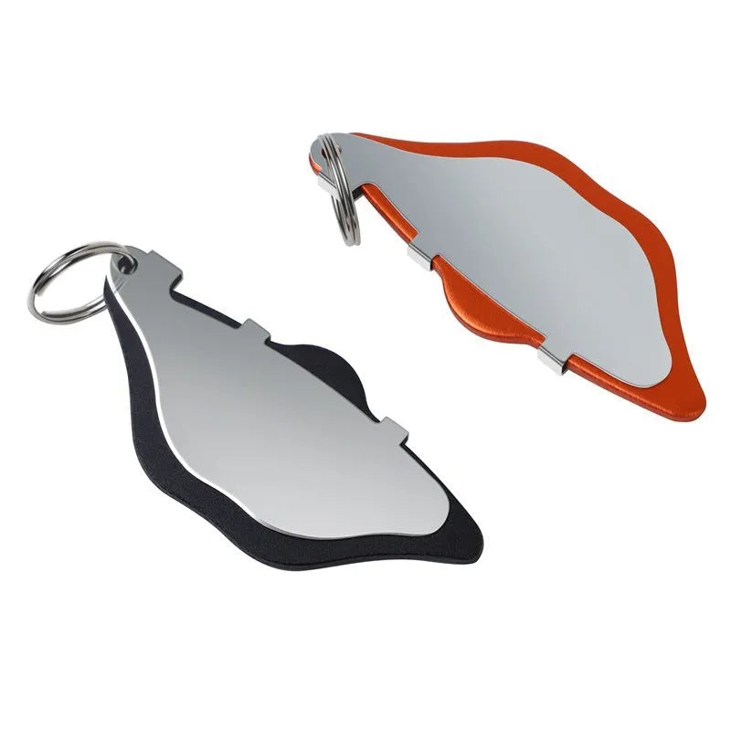 Mountain bike disc brake linings in black and orange colour options with metal construction