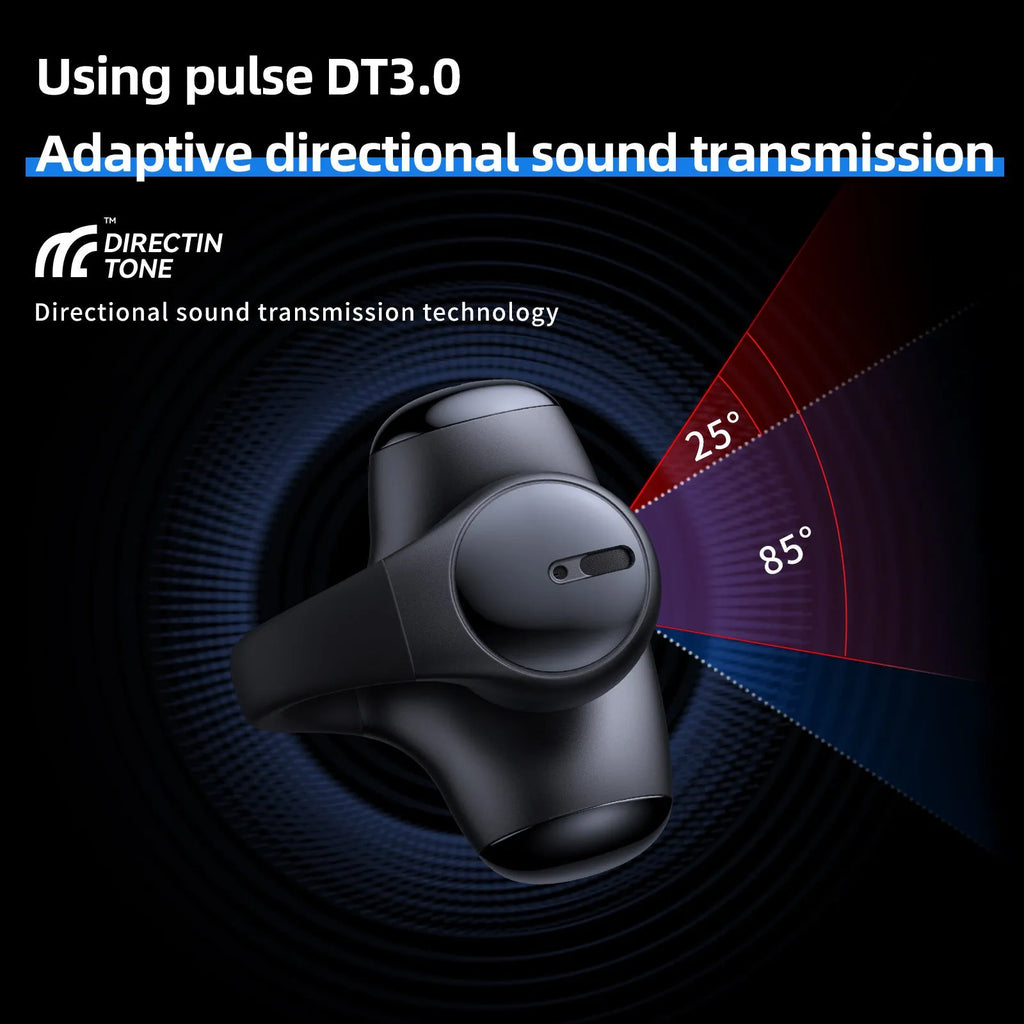 Black T306 clip-on ear hook style Bluetooth gaming sports headset