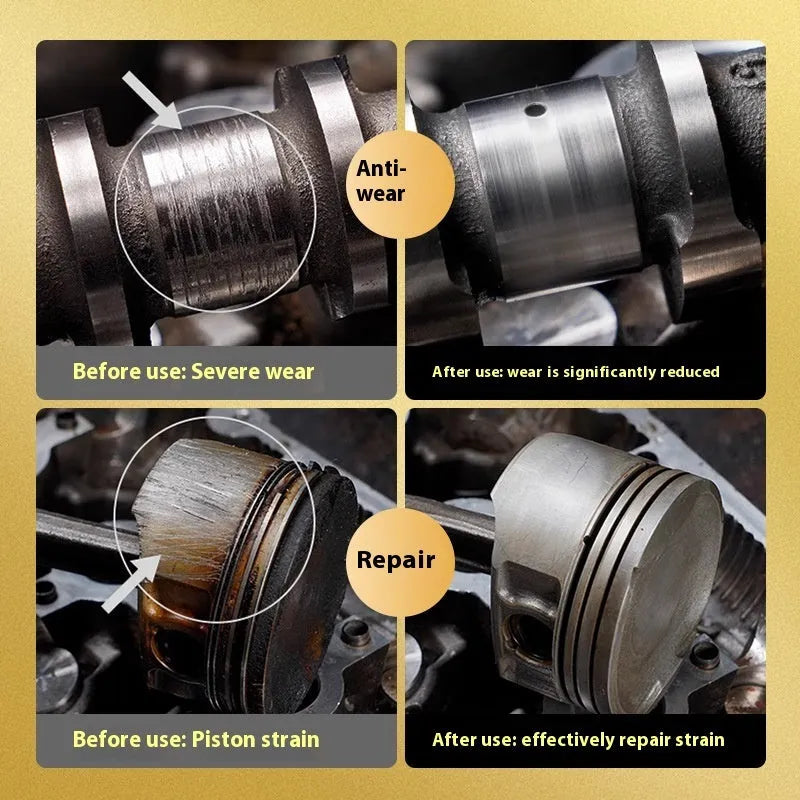 60ml engine oil anti-wear additive in container with white cap for vehicle maintenance