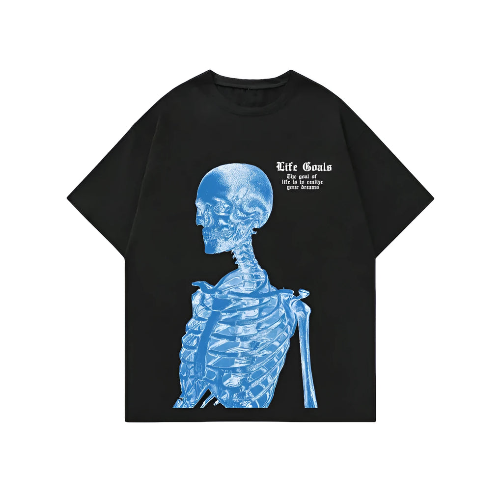 Men's printed short-sleeved sports T-shirt with digital pattern on polyester flat mop cloth