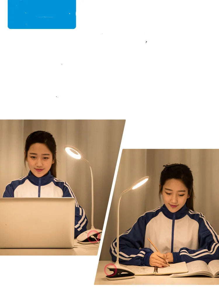 Rechargeable table lamp with touch control in green, pink, or white colour with USB charging port