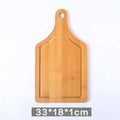 Bamboo fibre chopping board pizza board fruit board 33x18cm on kitchen counter
