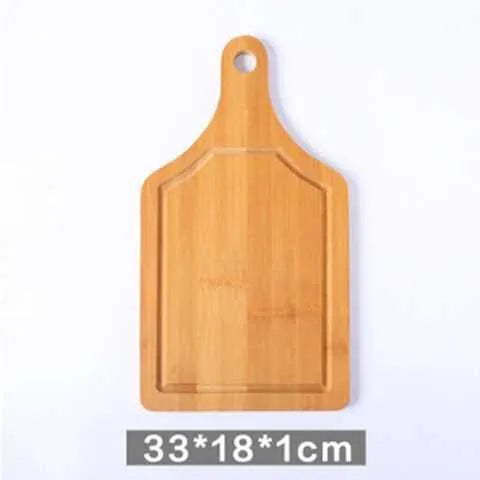 Bamboo fibre chopping board pizza board fruit board 33x18cm on kitchen counter