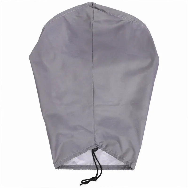 28x45x16cm drawstring waterproof cover for new energy vehicle charging ports in grey colour