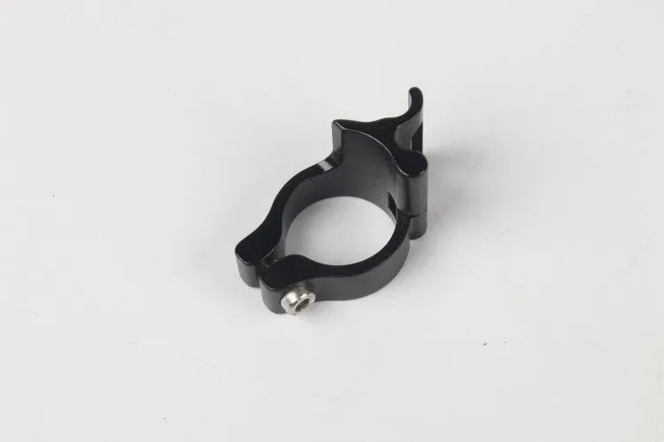 Black aluminium alloy vehicle clamp ring with a 28.6mm internal diameter
