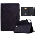 Shockproof tablet leather case with diamond frosted finish and stand for iPad Pro 11