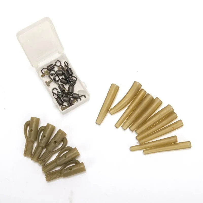 Tobly European carp fishing 30-piece accessory set with anti-winding pipes and threaded connectors