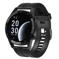 Multifunctional sports watch with touch screen showing step counting display on wrist