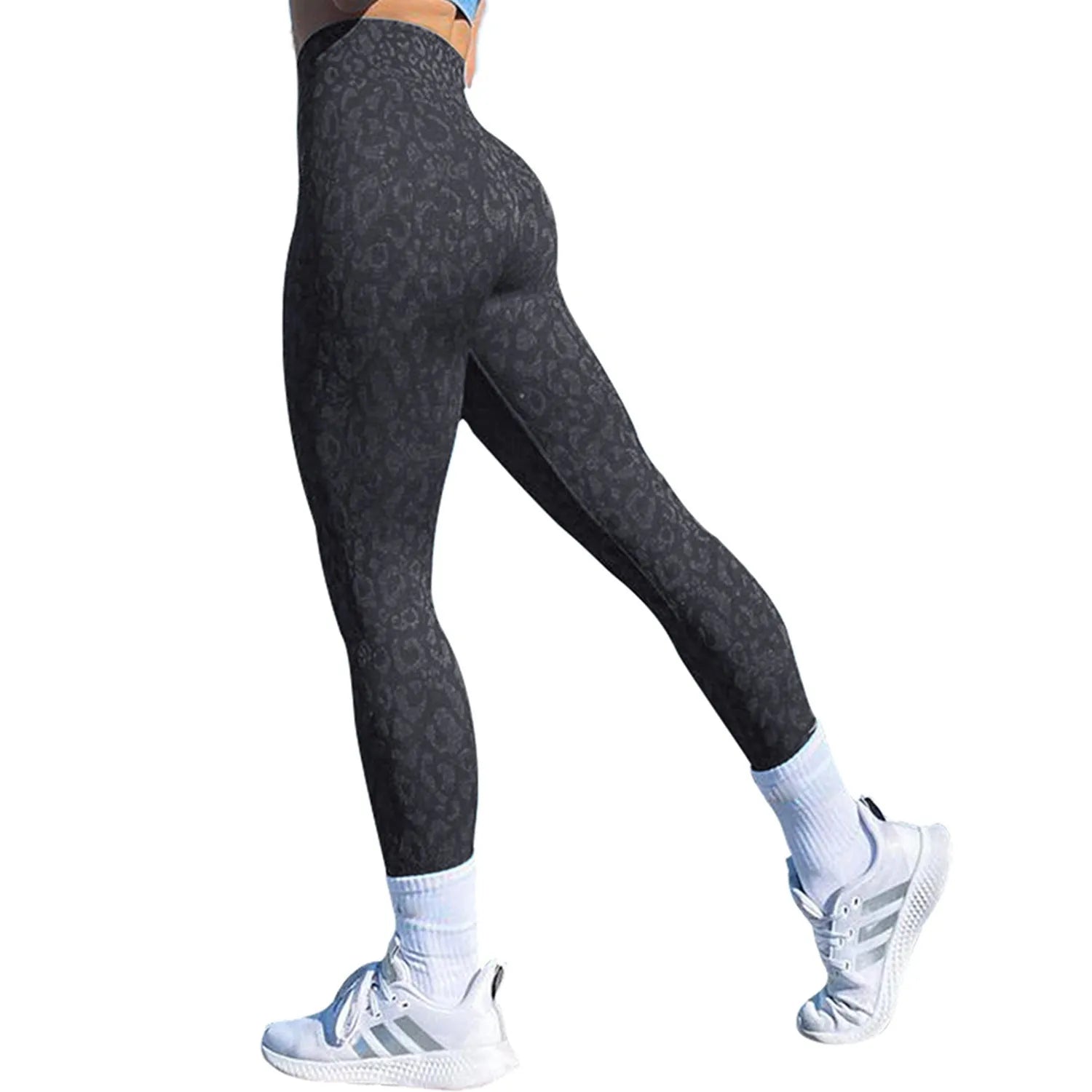 Women's push up booty leggings in camouflage pattern for gym workouts and yoga