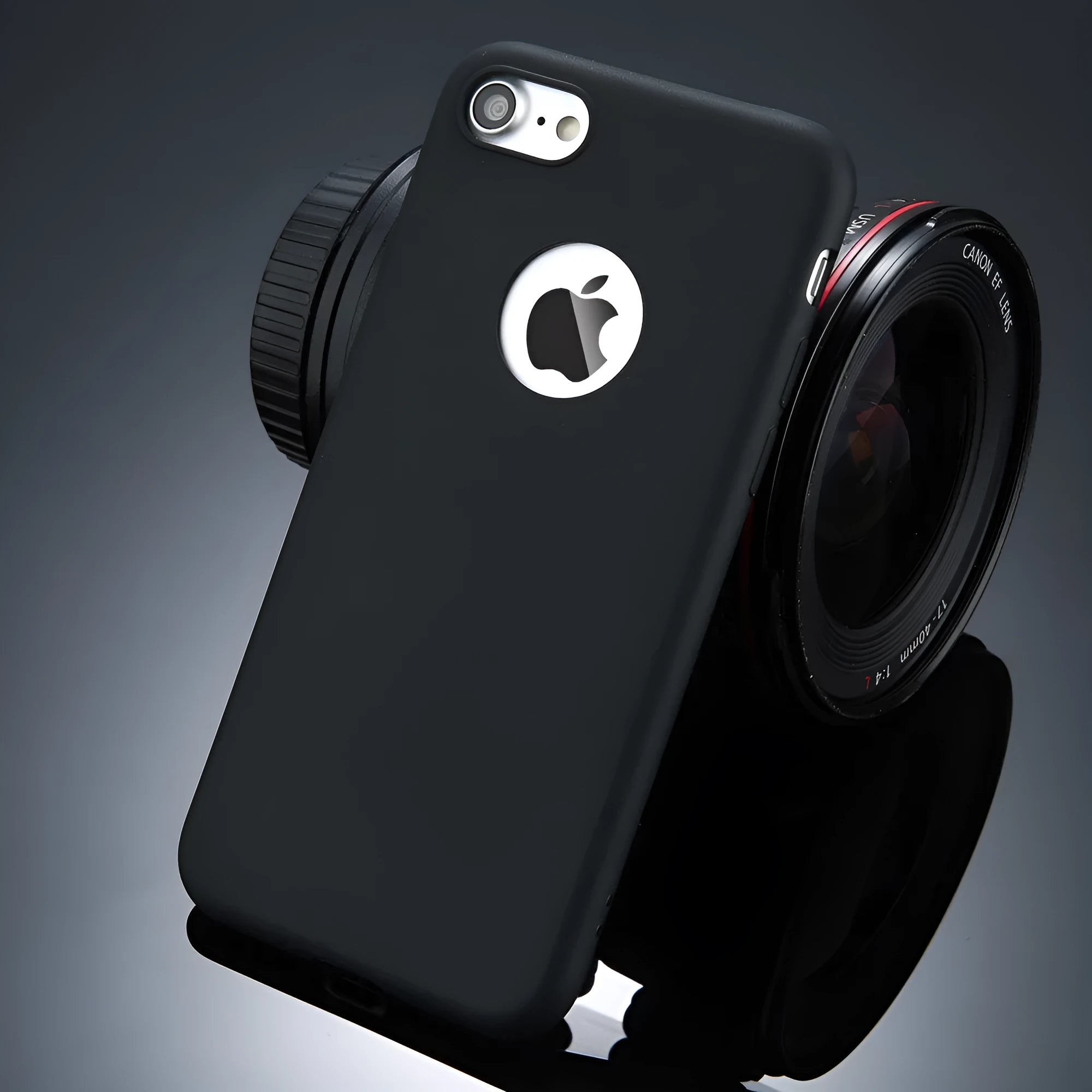 Candy colour soft silicon TPU iPhone case showing protection from scratches and shock