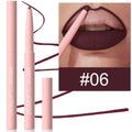 Velvet matte lip liner pencil in various colour numbers for easy makeup application