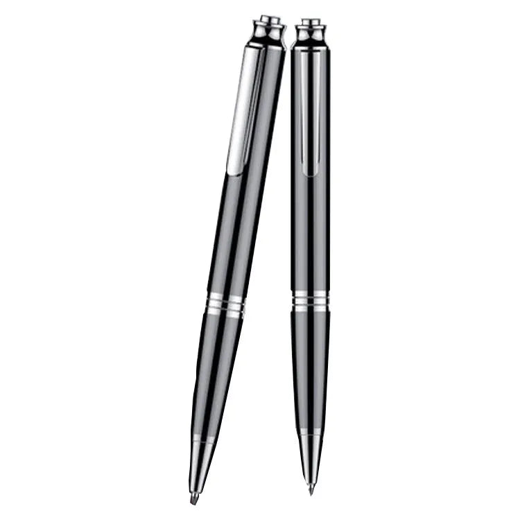 Black USB recorder MP3 player pen measuring 120mm long with USB connector