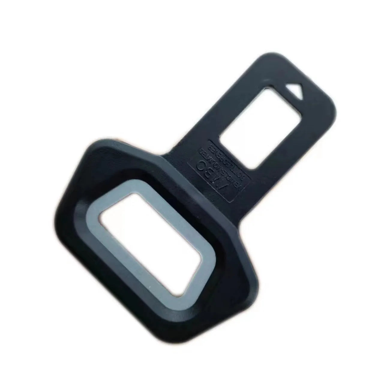 2.1cm lock tongue aluminium alloy keychain bottle opener with frosted carbon fibre finish