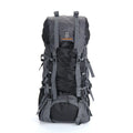 60L large capacity unisex outdoor mountaineering backpack in ArmyGreen with multiple compartments