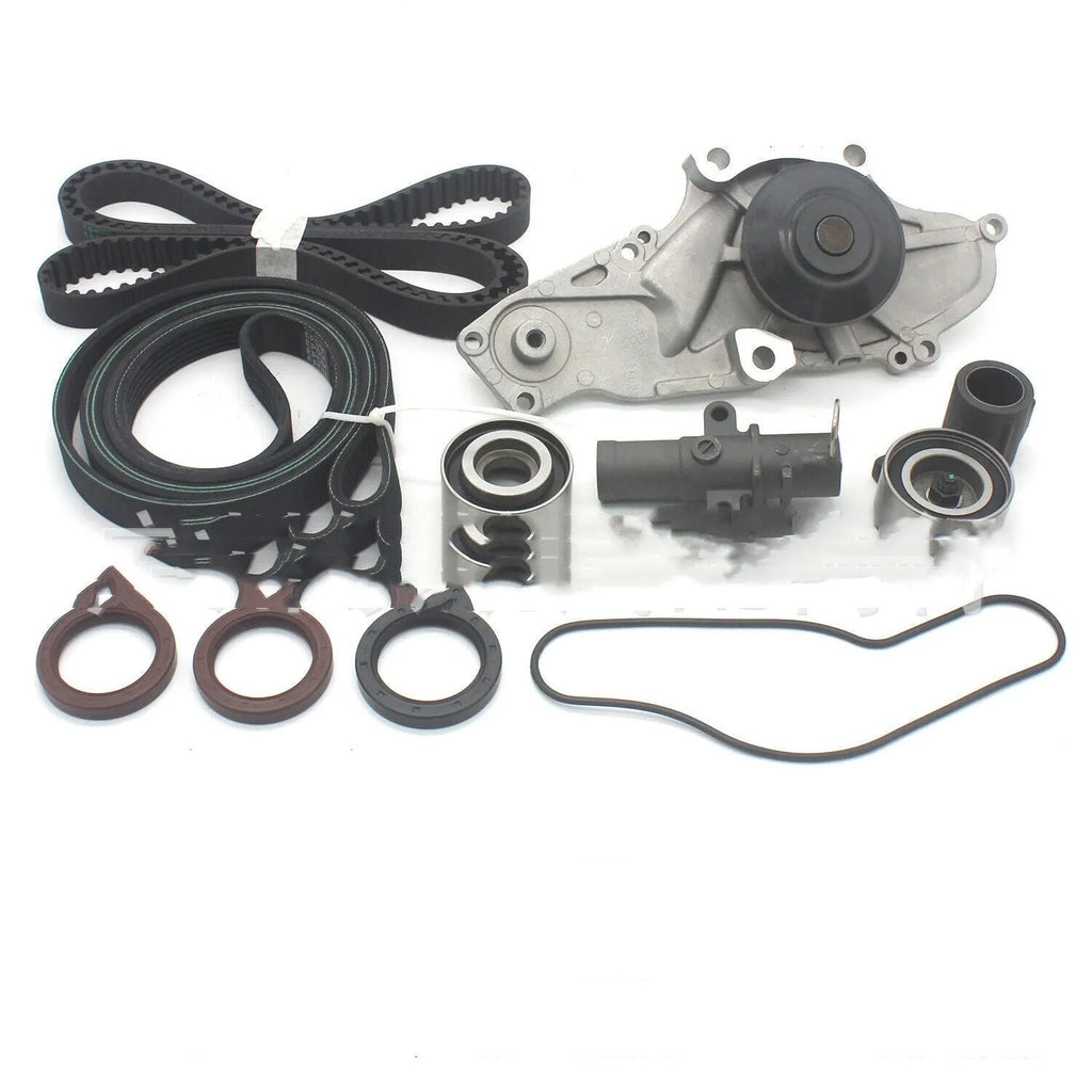 Metal automotive belt and water pump assembly measuring 28×18×16 cm