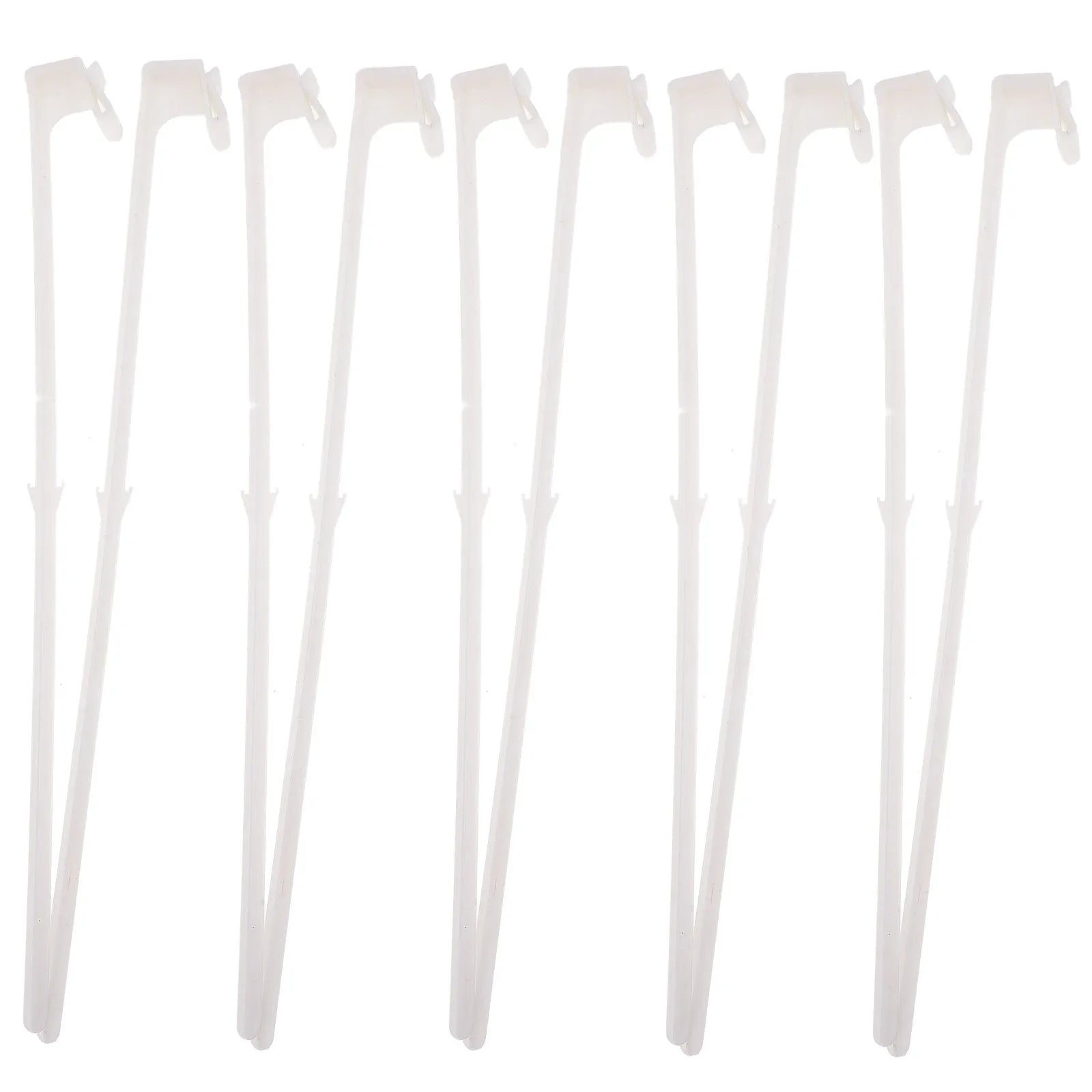 White PP plastic car window flag holder bracket for vehicle mounting
