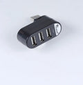 USB 2.0 hub splitter with multiple ports in black and white colour options