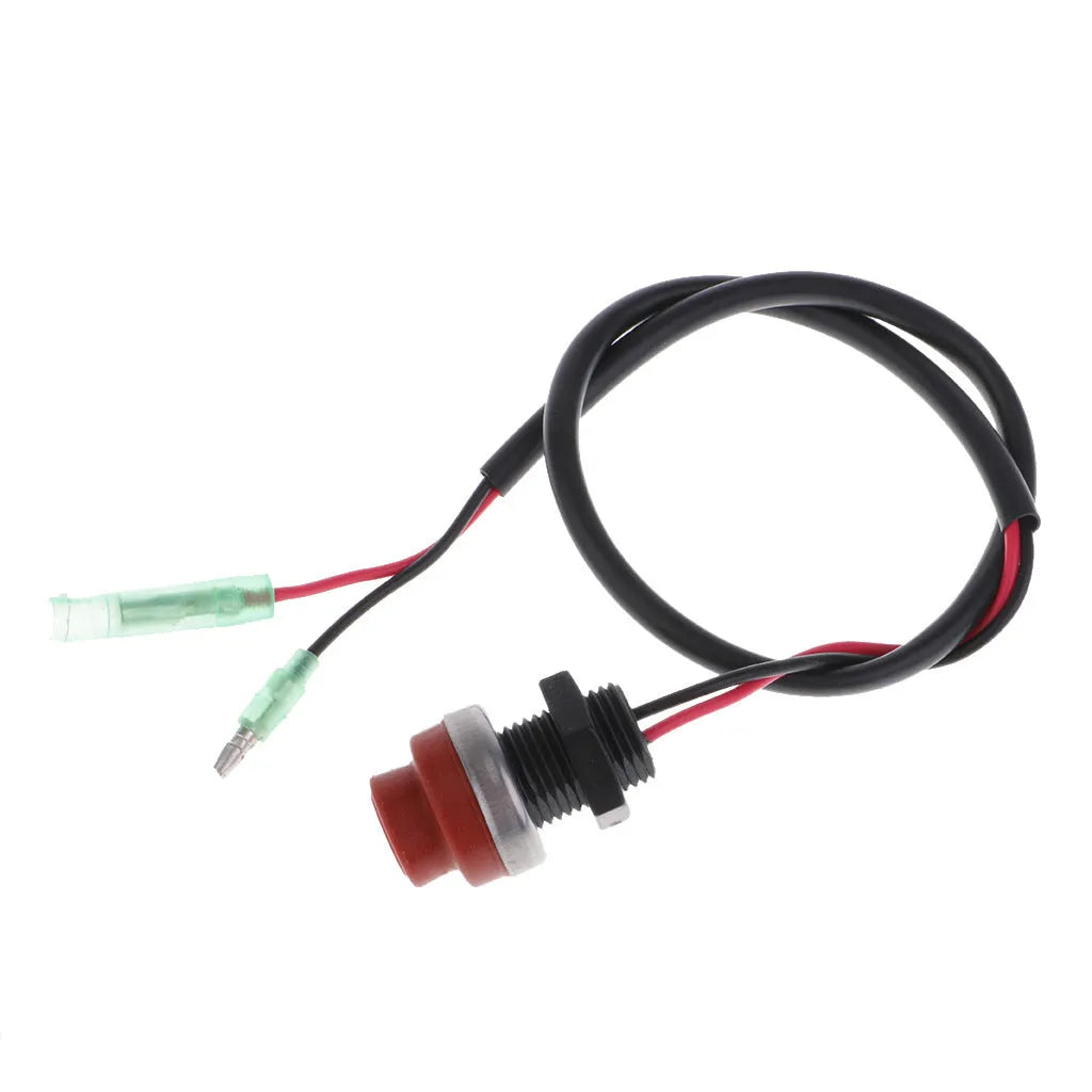 Yamaha marine engine stop switch with rope tether for outboard safety cut-off